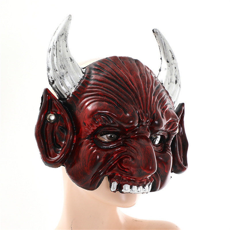 Masque de diable pointu pour bal de fête, Halloween, cosplay