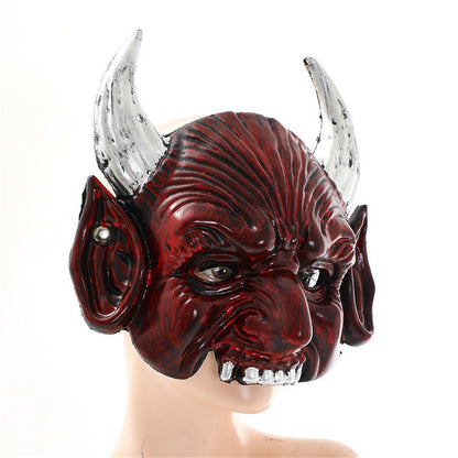 Masque de diable pointu pour bal de fête, Halloween, cosplay