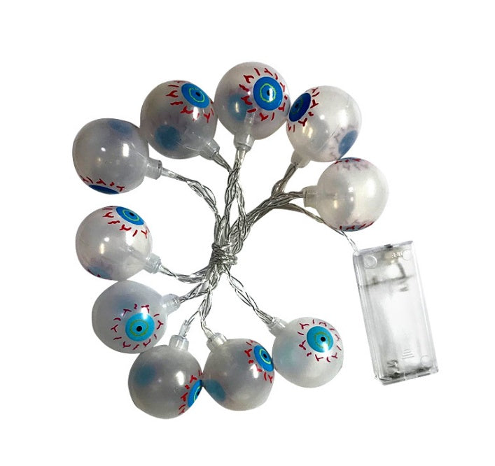 Guirlande lumineuse LED citrouille pour décoration d'Halloween