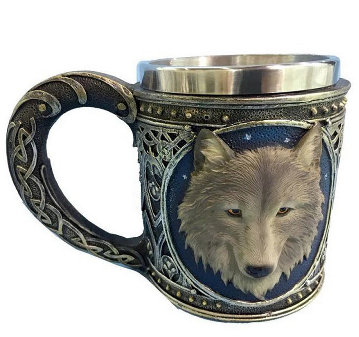 Tasse 400 ml motif tête de mort 3D