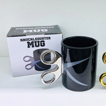 Tasse en céramique personnalisée avec poignée en ciseaux, tasse créative avec poignée en ciseaux,