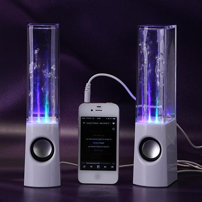 Enceinte dansante sans fil avec lumière LED et fontaine pour la maison et les fêtes
