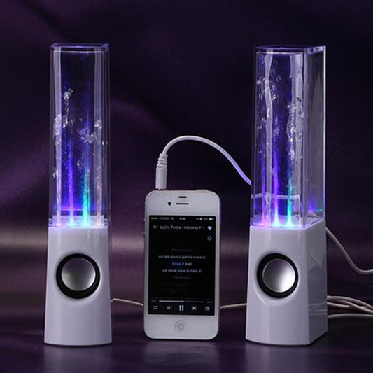Enceinte dansante sans fil avec lumière LED et fontaine pour la maison et les fêtes