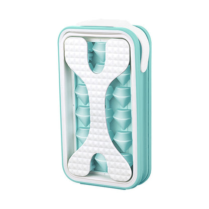 Moule à glaçons portable 2 en 1 en silicone , moule à glaçons créatif, boule de glace, diamant, curling, gadgets de cuisine d'été