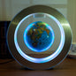 Globe flottant à LED rond avec carte du monde, lumière à lévitation magnétique, anti-gravité magique