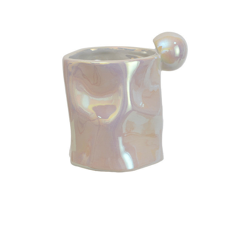 Nouvelle tasse à café irrégulière en céramique
