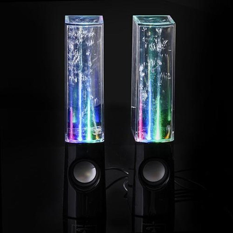 Enceinte dansante sans fil avec lumière LED et fontaine pour la maison et les fêtes
