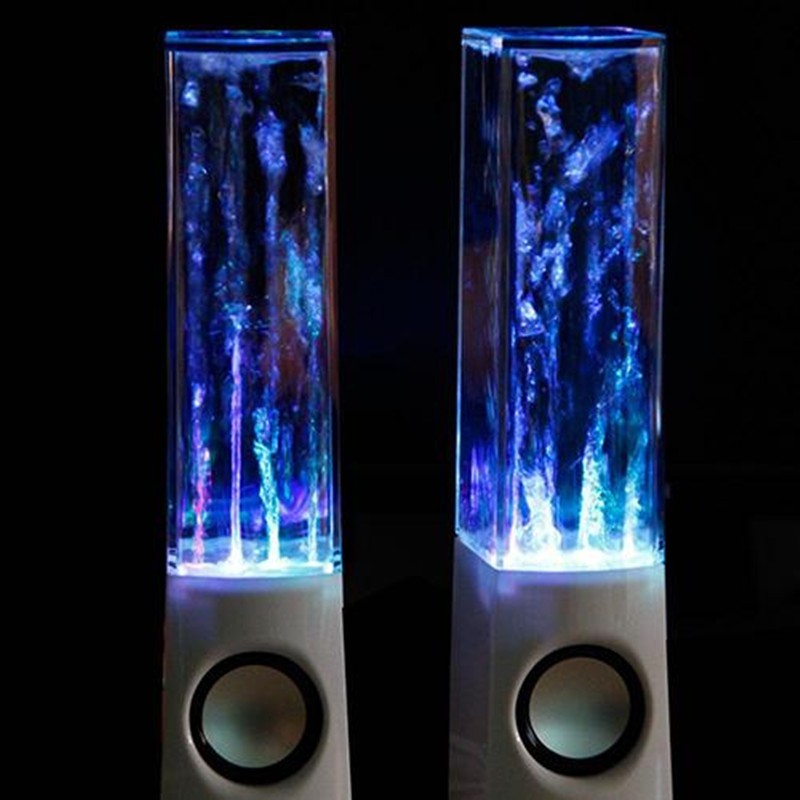 Enceinte dansante sans fil avec lumière LED et fontaine pour la maison et les fêtes
