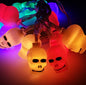 Guirlande lumineuse LED citrouille pour décoration d'Halloween