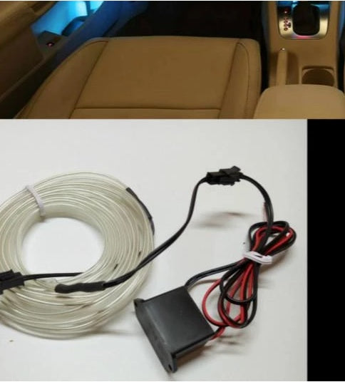 Bande lumineuse LED pour voiture, 12 V, étanche, USB