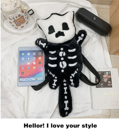 Sac à dos mignon, jouet en peluche amusant, oreiller de poupée