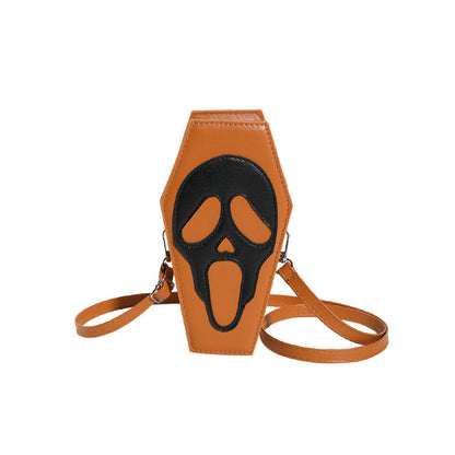 Sac bandoulière en forme de cercueil pour Halloween