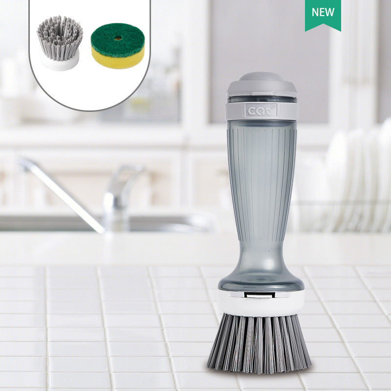 Brosse à vaisselle, brosse à récurer avec distributeur de savon pour la vaisselle