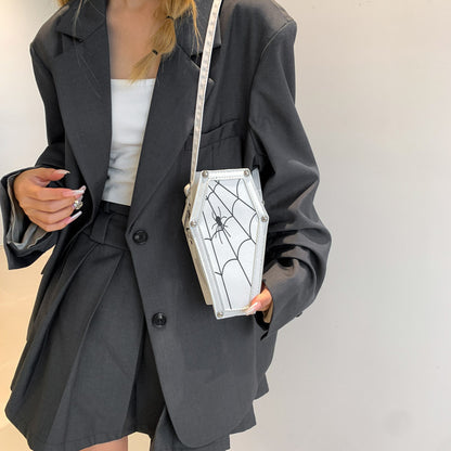 Sac bandoulière en forme de cercueil pour Halloween