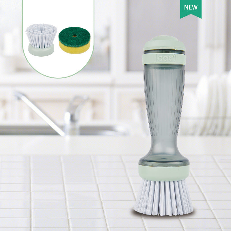 Brosse à vaisselle, brosse à récurer avec distributeur de savon pour la vaisselle