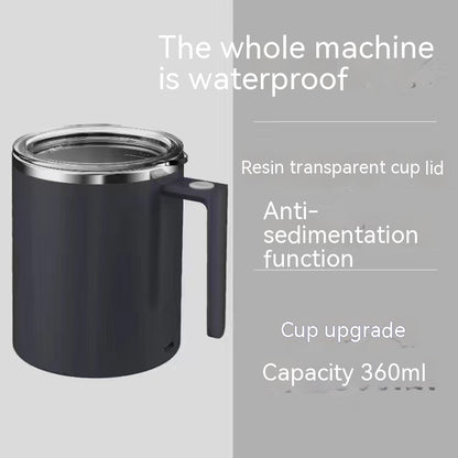 Tasse à café magnétique intelligente et portable, rechargeable et rotative