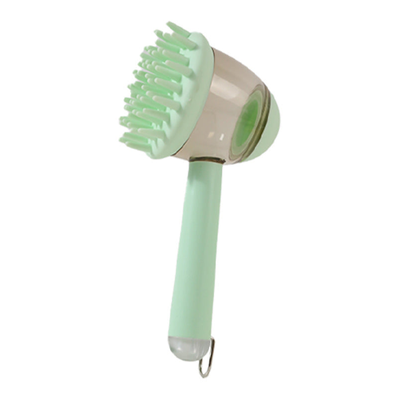Brosse de bain 3 en 1 pour chiens et chats, brosse de massage, peigne  et outil moussant, brosse de beauté anti-frisottis, produits pour animaux de compagnie