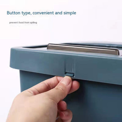 Boîte de rangement étanche à la poussière pour fournitures pour animaux de compagnie