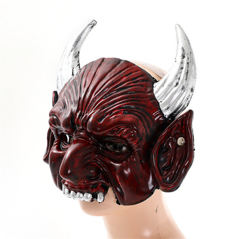 Masque de diable pointu pour bal de fête, Halloween, cosplay