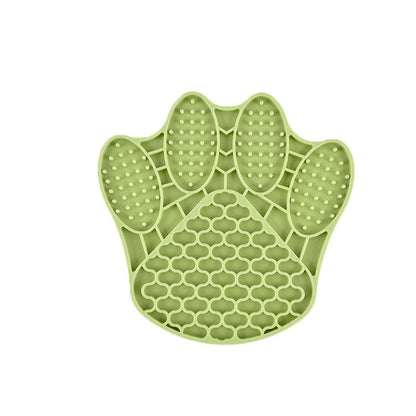 Tapis de léchage alimentaire transfrontalier pour chien, assiette à dîner pour animaux de compagnie, assiette en silicone pour chien, tapis à alimentation lente, tapis pour chien