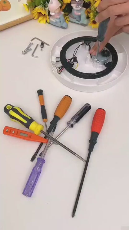 Tournevis 8 en 1 avec lampe torche LED, outils d'extérieur multifonctionnels portables