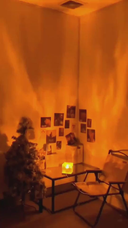 Lampe de table LED à ondulation d'eau, USB, rotative, en cristal, à intensité variable, décoration d'intérieur, 16 couleurs, cadeaux