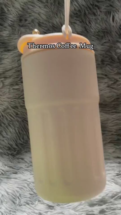 Bouteille isotherme numérique intelligente, tasse à café portable, bouteille d'eau en acier inoxydable, tasse isotherme, garde le froid, 450 ml